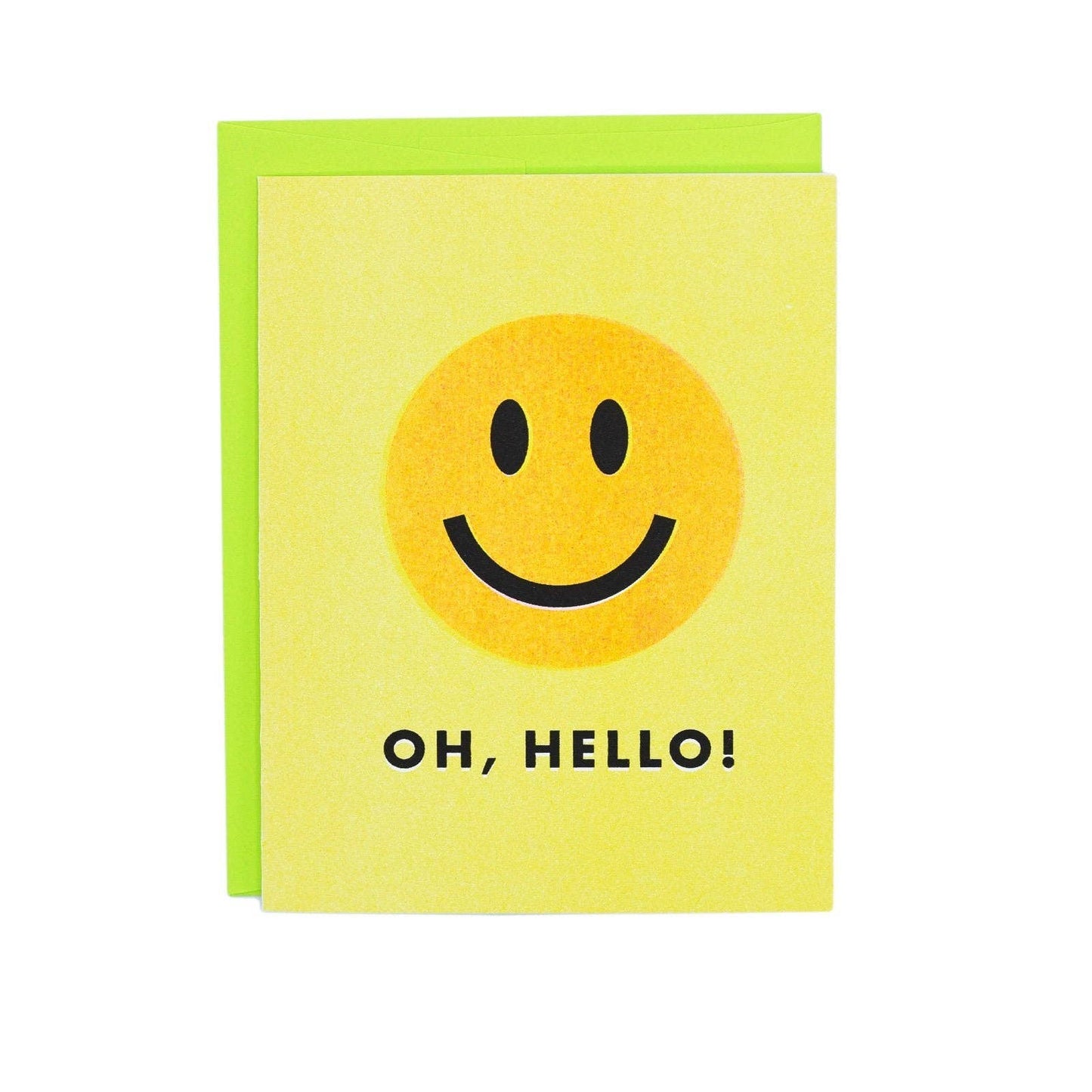 Oh, Hello! Smiley Face Card