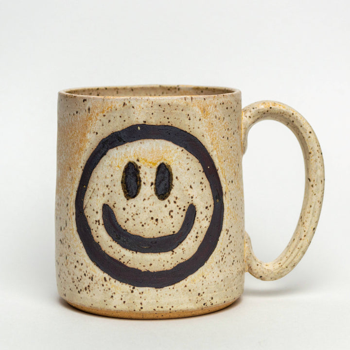 Smiley Face Mug, 14 oz, 2 colors