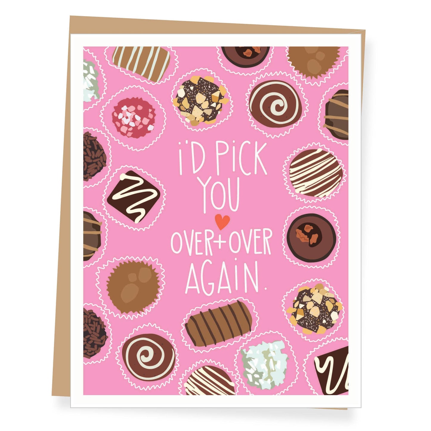 I'd Pick You Valentine's Day Card