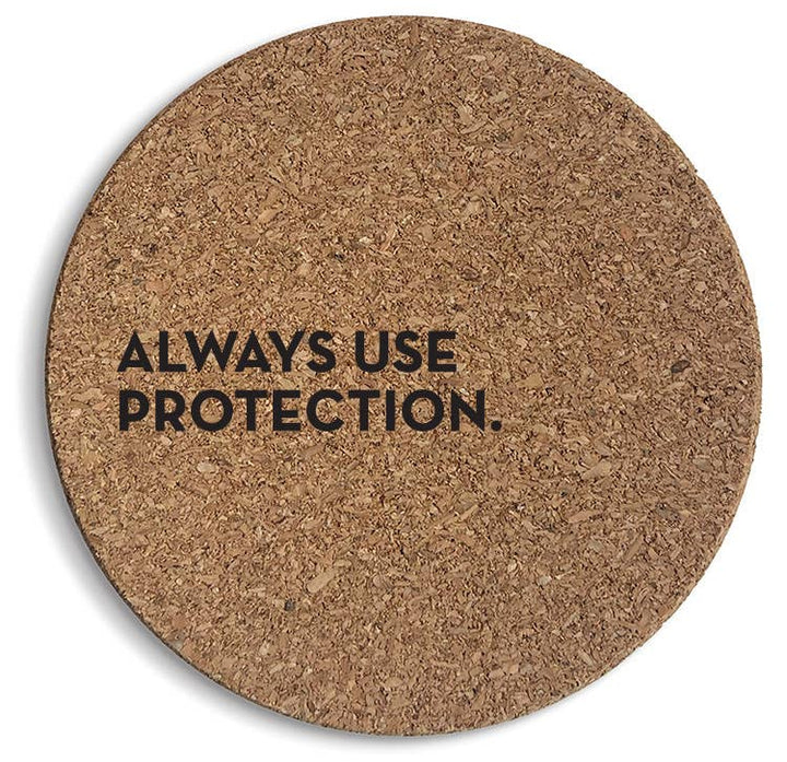 Protection Cork Coaster, set of 6