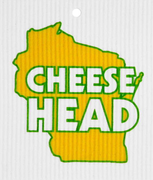 Cheese Head Swedish Wash Towel